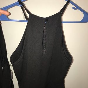 Black insta baddie romper